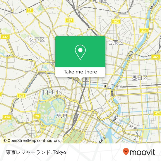 東京レジャーランド map