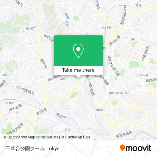 千草台公園プール map