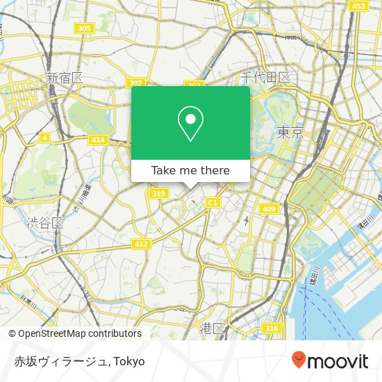 赤坂ヴィラージュ map