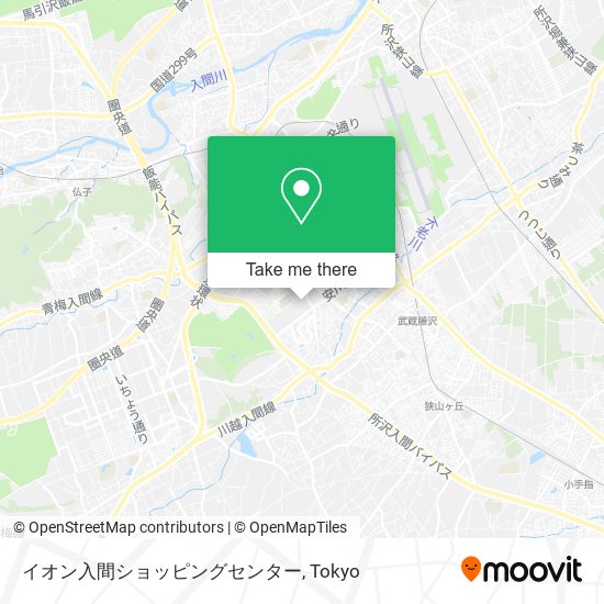 イオン入間ショッピングセンター map