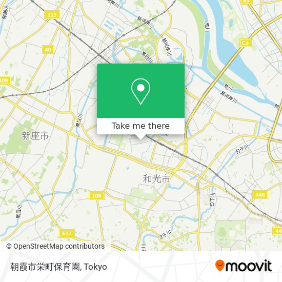 朝霞市栄町保育園 map