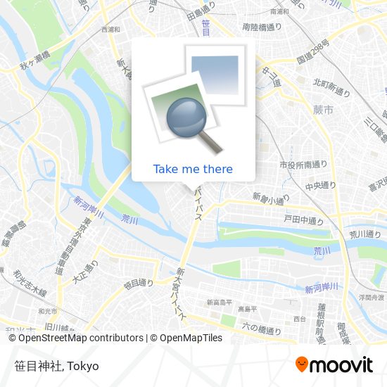 笹目神社 map