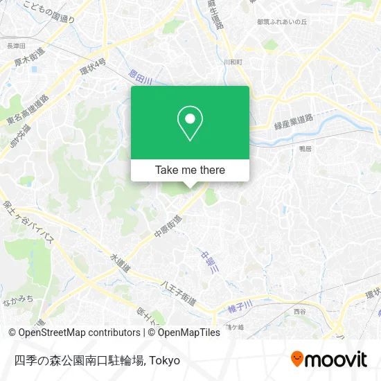 四季の森公園南口駐輪場 map