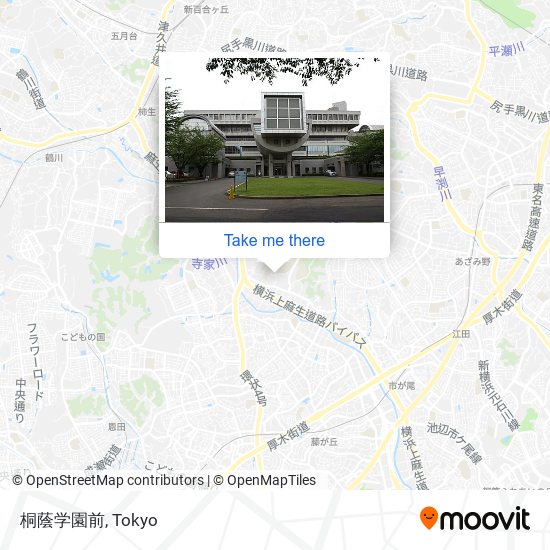 桐蔭学園前 map