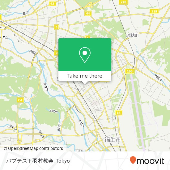 バプテスト羽村教会 map