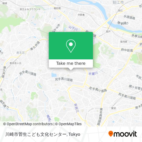 川崎市菅生こども文化センター map