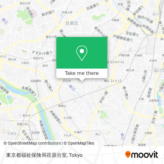 東京都福祉保険局荏原分室 map