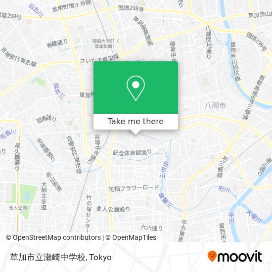 草加市立瀬崎中学校 map