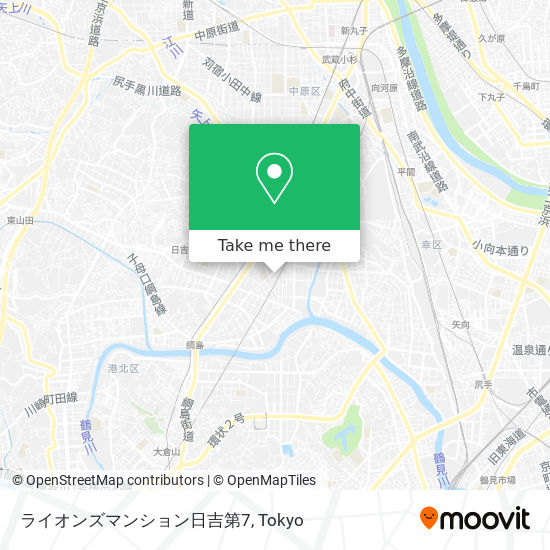 ライオンズマンション日吉第7 map