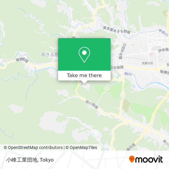 小峰工業団地 map