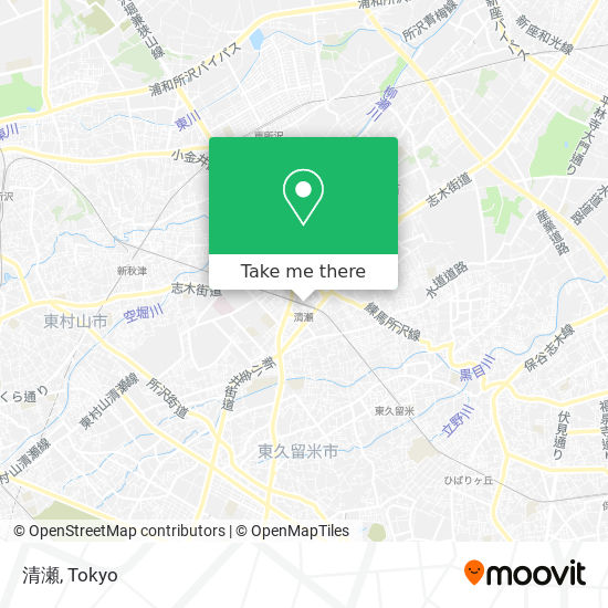 清瀬 map