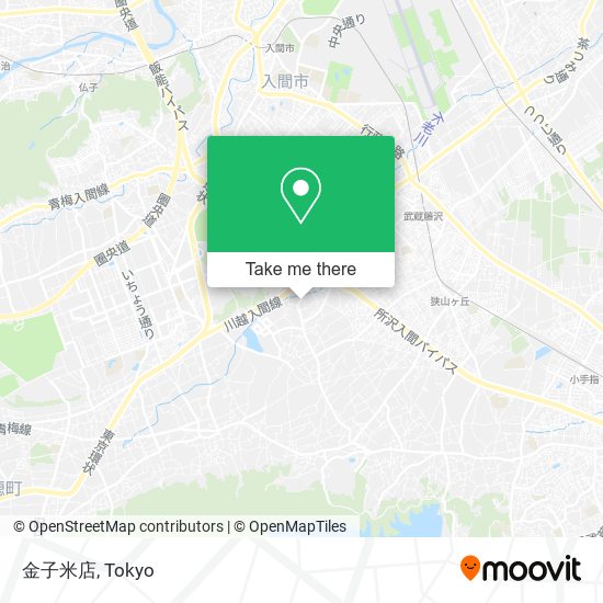 金子米店 map