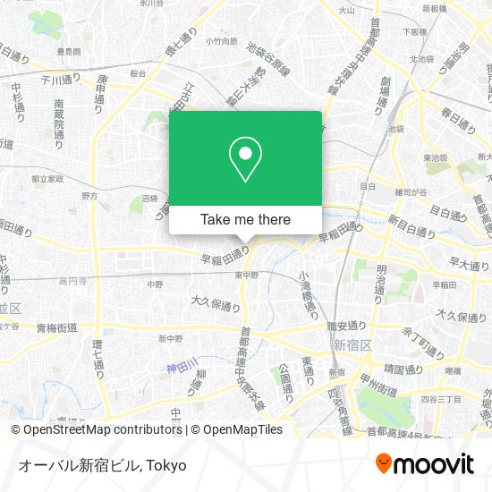 オーバル新宿ビル map