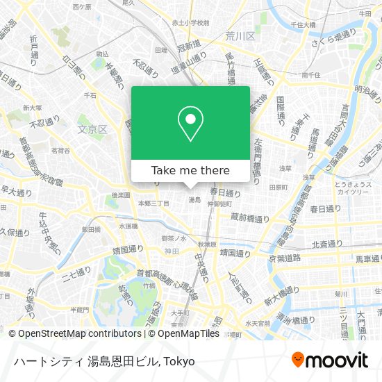 ハートシティ 湯島恩田ビル map