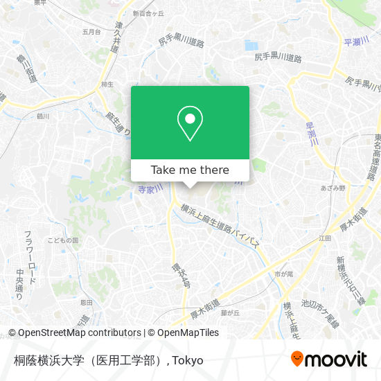 桐蔭横浜大学（医用工学部） map