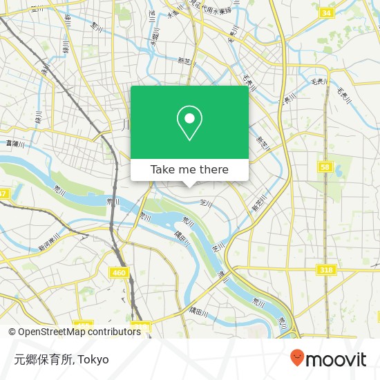 元郷保育所 map