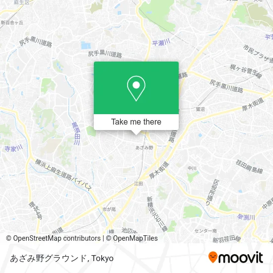 あざみ野グラウンド map