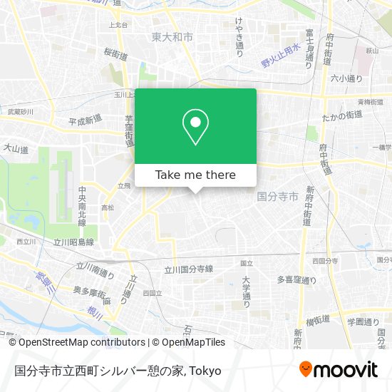 国分寺市立西町シルバー憩の家 map