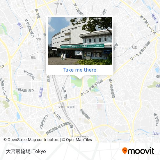 大宮競輪場 map