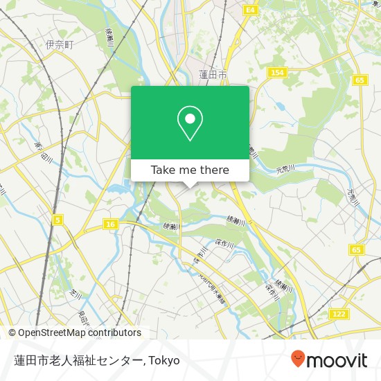 蓮田市老人福祉センター map
