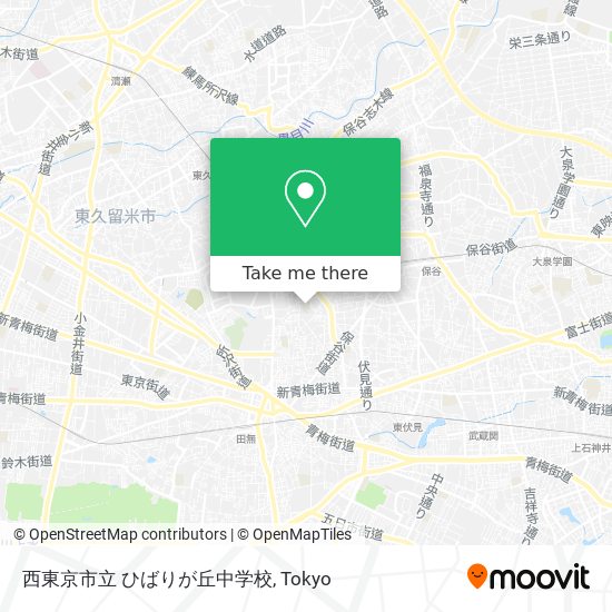 西東京市立 ひばりが丘中学校 map