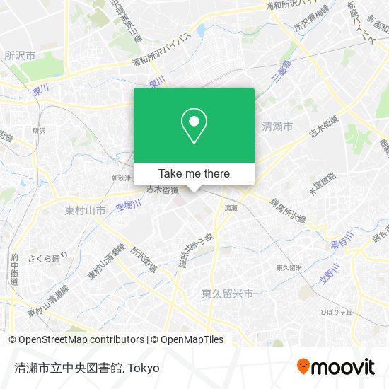 清瀬市立中央図書館 map