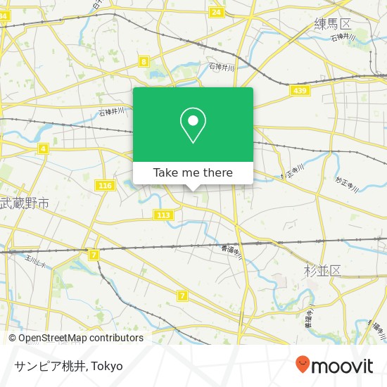 サンピア桃井 map