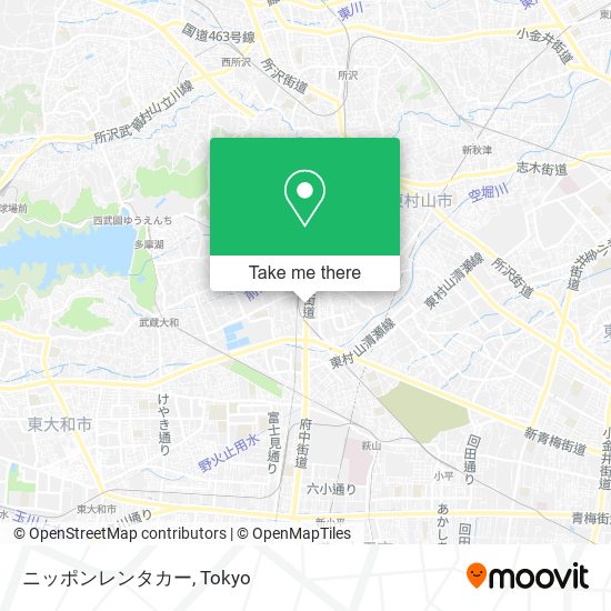 ニッポンレンタカー map