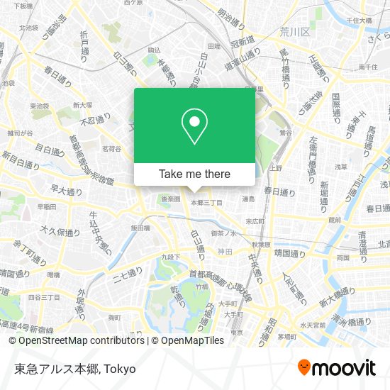 東急アルス本郷 map