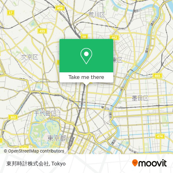 東邦時計株式会社 map