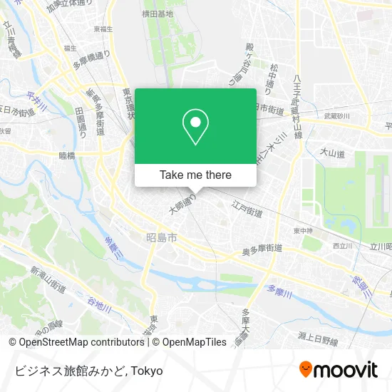 ビジネス旅館みかど map