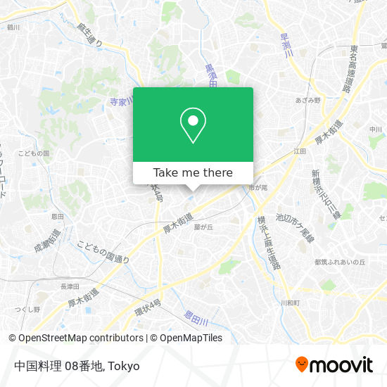 中国料理 08番地 map