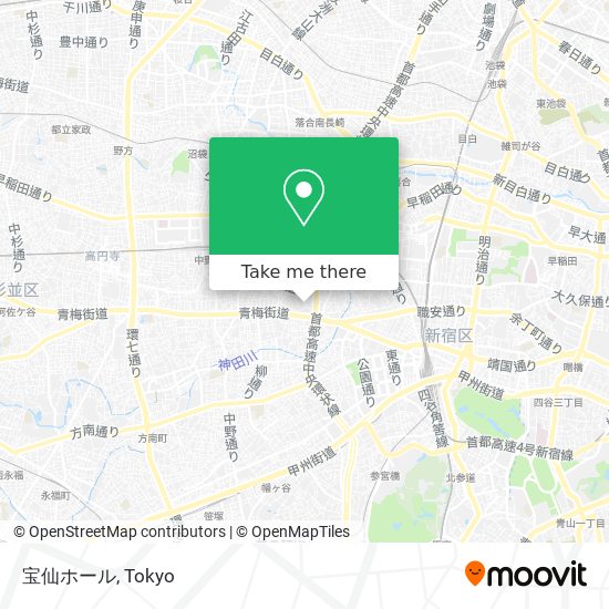 宝仙ホール map