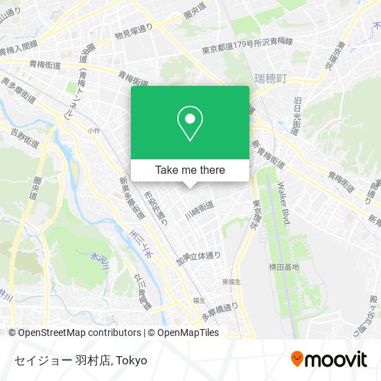 セイジョー 羽村店 map