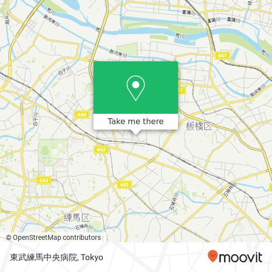 東武練馬中央病院 map