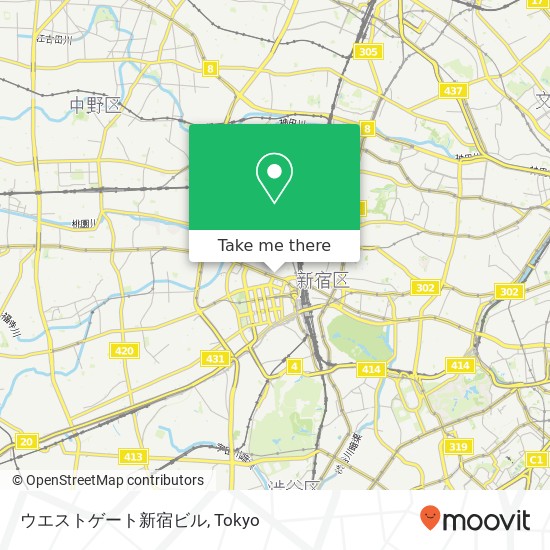ウエストゲート新宿ビル map