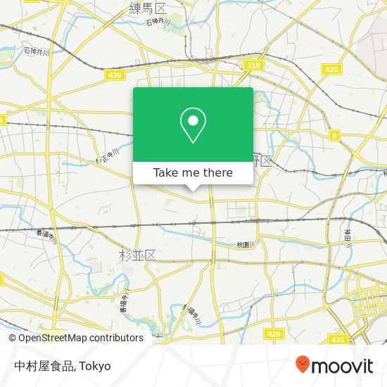 中村屋食品 map