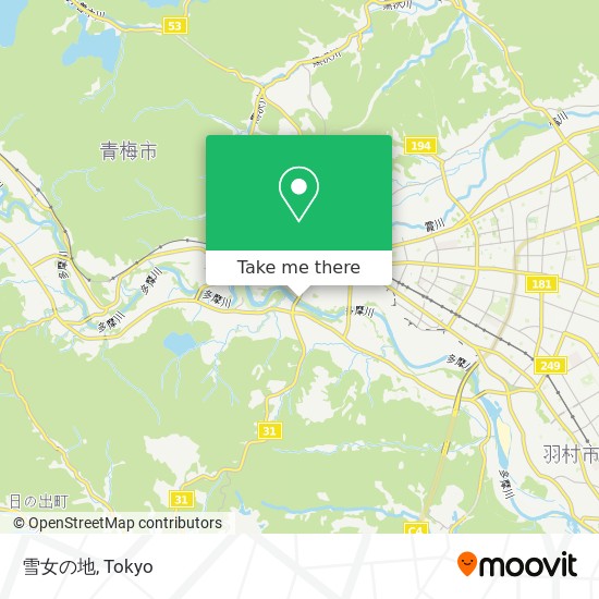 雪女の地 map