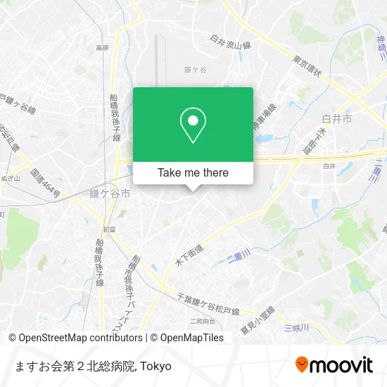 ますお会第２北総病院 map