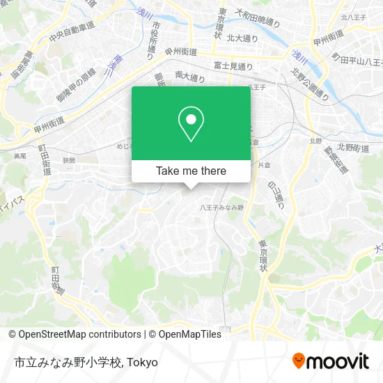 市立みなみ野小学校 map