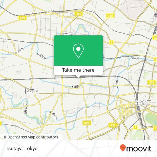 Tsutaya map