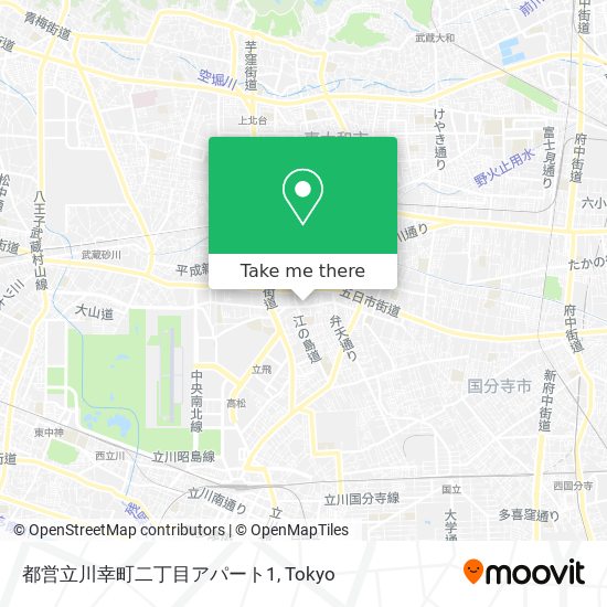都営立川幸町二丁目アパート1 map
