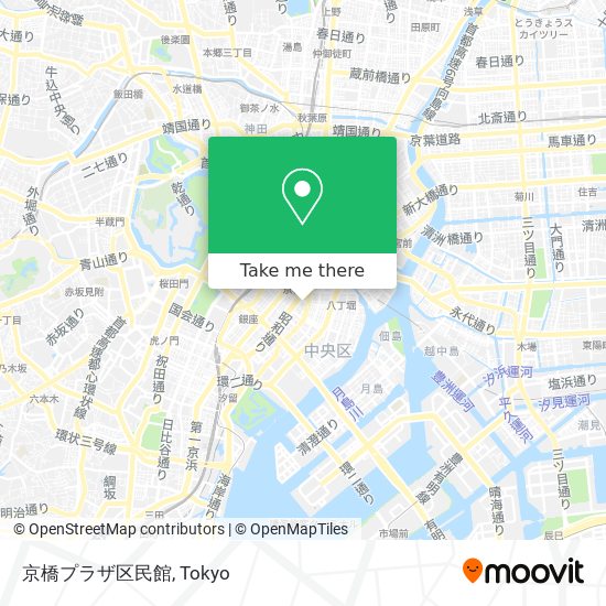 京橋プラザ区民館 map