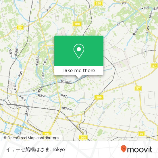 イリーゼ船橋はさま map