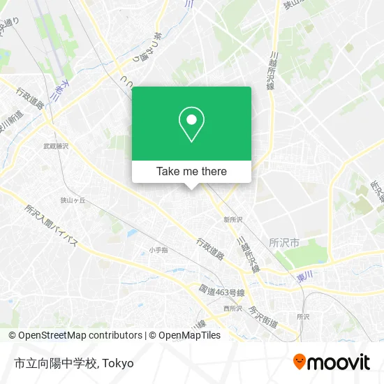 市立向陽中学校 map