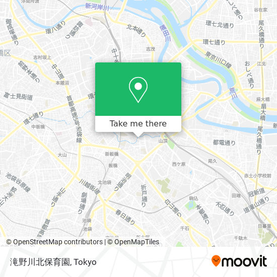 滝野川北保育園 map