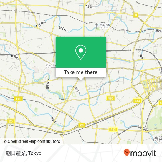 朝日産業 map