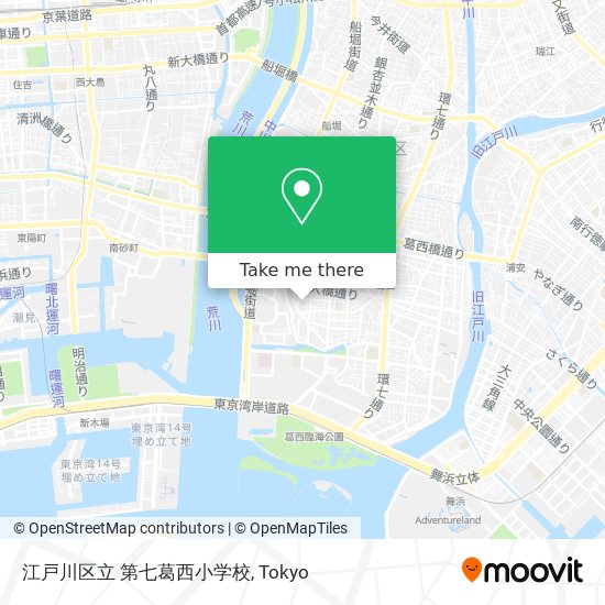 江戸川区立 第七葛西小学校 map