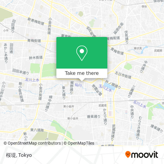 桜堤 map