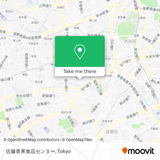 佐藤青果食品センター map